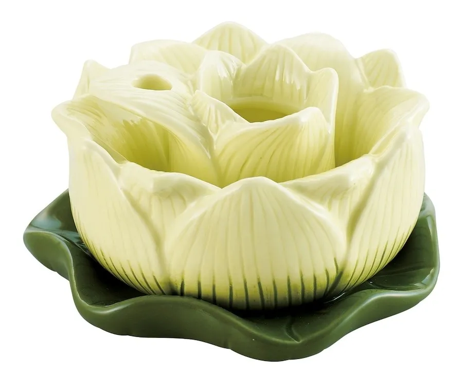 香炉(蓮の花)・イエロー